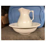 Wash Bowl and Pitcher
