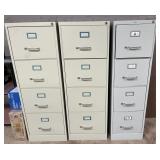 3- Filing Cabinets