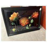 Framed Art Work Flowers