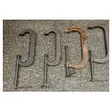 4- Large C-Clamps
