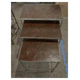 Floral Pattern Nesting Tables