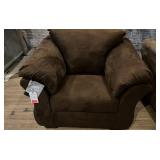 Ashley  Dark Brown Accent Chair