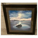 Framed Art Work Waves