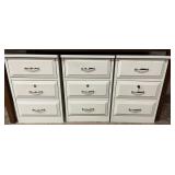 3- 3 Drawer Storage Units- Used