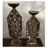 2- Decorative Candle Holders