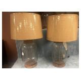 Clear Glass Table Lamps #1