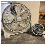 2- Fans  Floor & Table Top