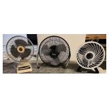 3- Table Top Fans
