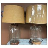 Clear Glass Table Lamps #2