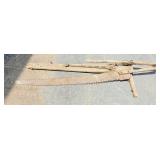 Vintage Wooden Hand Saw