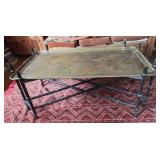 Vintage Metal German Dining Table