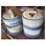 Vintage Metal Kerosene Cans