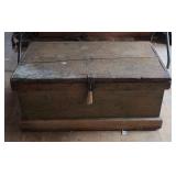 Vintage Wooden Blanket Chest