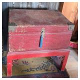 Roundtree Wooden Storage Box and Base