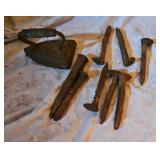 Vintage Iron and Railroad Ties
