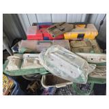 Assorted Fishing Supplies and Cases