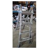 Aluminum Adjustable Ladder