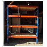 Metal Shelving Unit w/ 2x6 Shelving