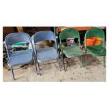 Folding Metal Chairs