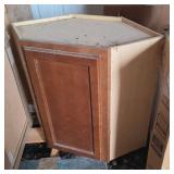 Brown Corner Cabinet