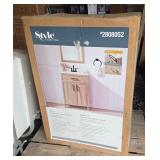 New Style 24' Vanity w/ Top and Mirror