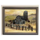 3D Artwork Barn Scene