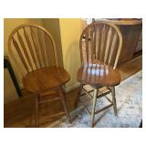 2 Bar Style Chairs