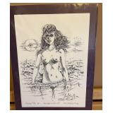 1984 Paul Lee Print- Moonlight Swimmer