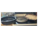 Pizza Stone Roasting Pan & More