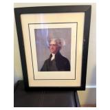Framed Thomas Jefferson Picture