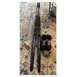 X Country Skis- Poles Size 10 Boots