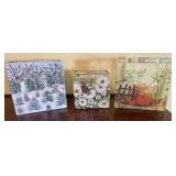 Hand Painted Glass Blocks