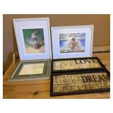 Framed Art 2 W/ COA