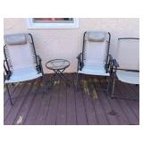 2- Folding Chairs & Table