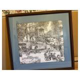 2004 Ron Collins Print Paddock Mansion