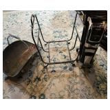Wood Fireplace Rack & Portable Heater