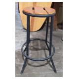 Metal and Wood Stools