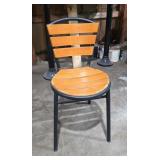 Metal and Wood Back Chairs