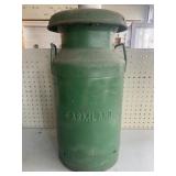 Green Milk Can