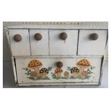 Vintage Krestline Metal Bread Box Canister Set