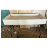 Folding Wood Storage Table