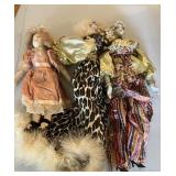 3- Porcelain Face Dolls