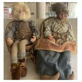 Rustic Twig Doll Chairs