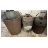 Metal Cans & Bucket