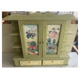 Folk Art Miniature Cupboard