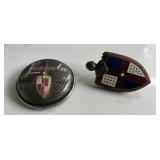 Vintage Lincoln Horn & Hood Emblems