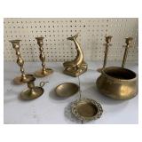 Brass Candle Holders & More