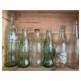 Vintage Coke & Pepsi Bottles