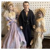 3- Franklin Mint Dolls