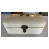 Vintage Enamel Bread Box